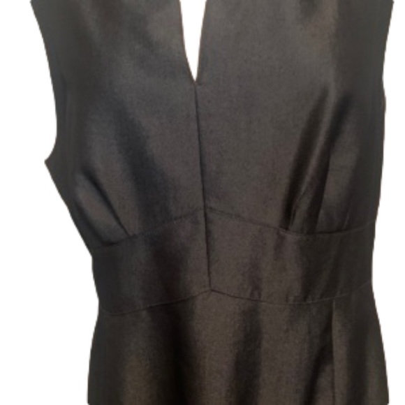 Slate Gray Sleevless Sheath Dress - Picture 2 of 5